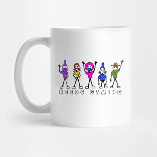 Neebs Gaming Stick Figures Mug